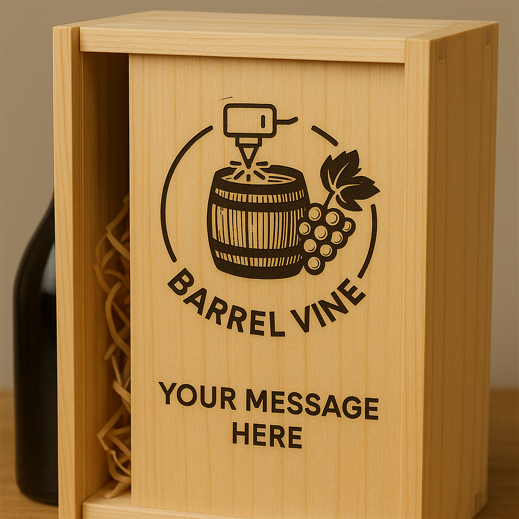 Custom Wine Box Engraving - Personalized wooden wine boxes for special occasions